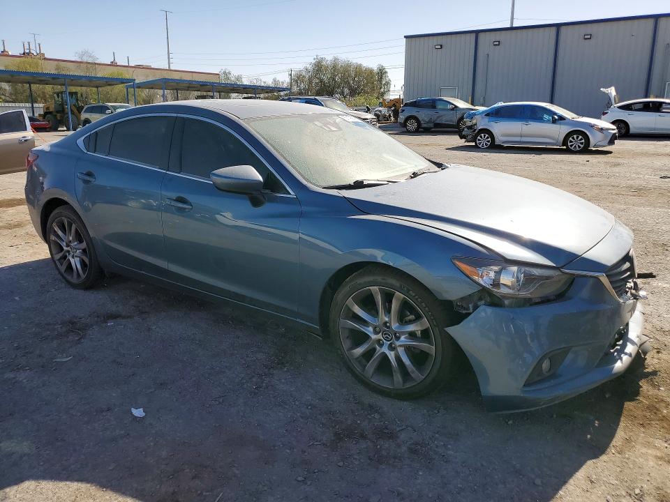 2014 Mazda 6 VIN JM1GJ1W66E1137491 COPART salvage auction — FRONT END, NV - SALVAGE TITLE, sold $150 on 2026-07-30 (photo 4)