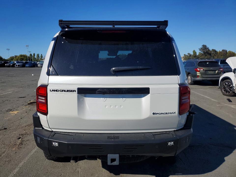 2025 Toyota Land cruiser VIN JTEABFAJ2S5017196 COPART salvage auction — REAR END, Ca - Salvage Certificate, sold $42,000 on 2026-07-06 (photo 6)