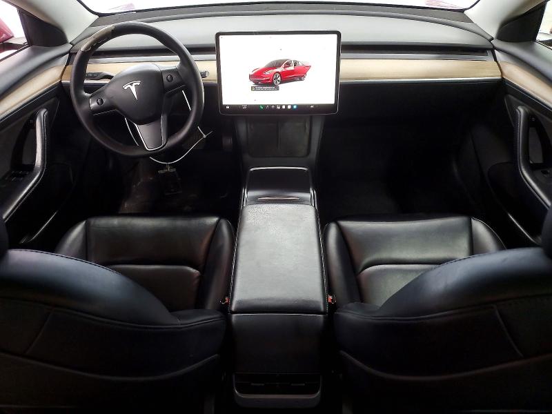 2022 Tesla Model 3 VIN 5YJ3E1EA9NF368840 COPART salvage auction — REAR END, Il - Salvage Certificate, sold $4,600 on 2026-07-15 (photo 8)