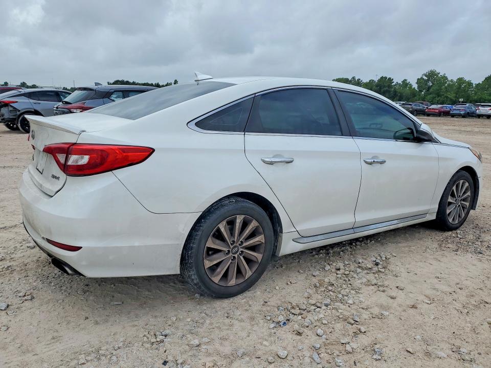 2016 Hyundai Sonata VIN 5NPE34AF1GH268737 COPART salvage auction — NORMAL WEAR, Tx - Cert Of Title-Rebuilt Salvage, sold $1,200 on 2026-07-02 (photo 3)