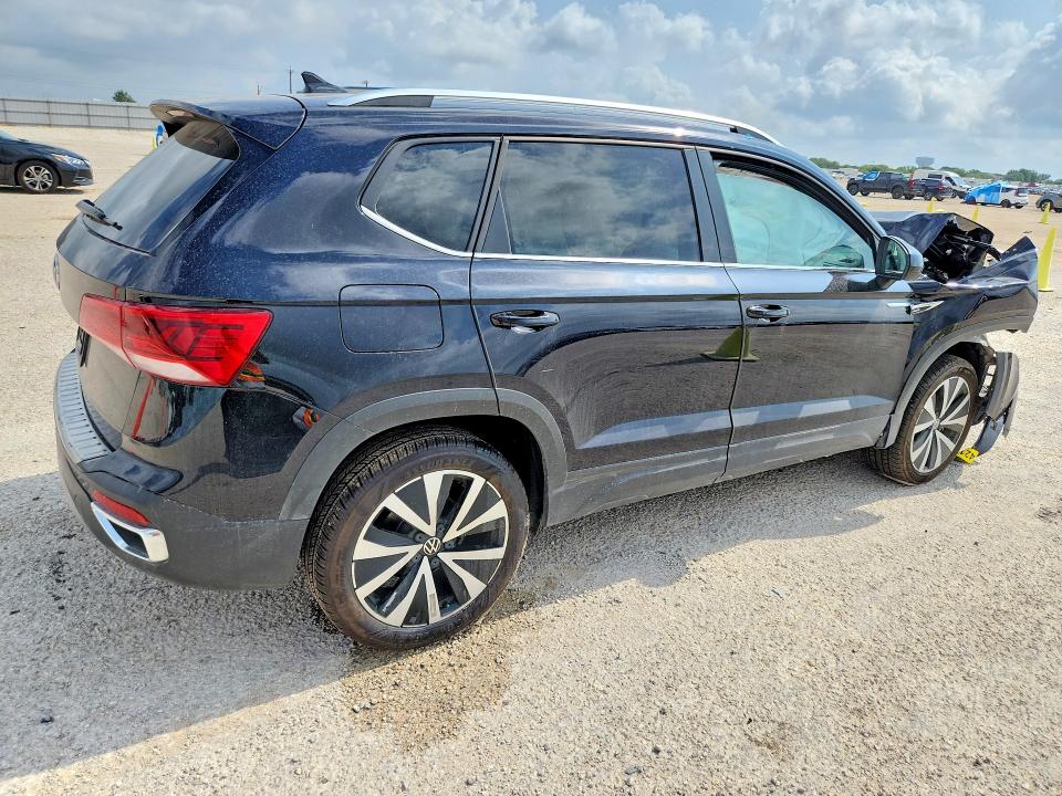 2023 Volkswagen Taos VIN 3VVEX7B26PM381581 COPART salvage auction — FRONT END, TX - SALVAGE VEHICLE TITLE (P), sold $1,550 on 2026-07-09 (photo 3)