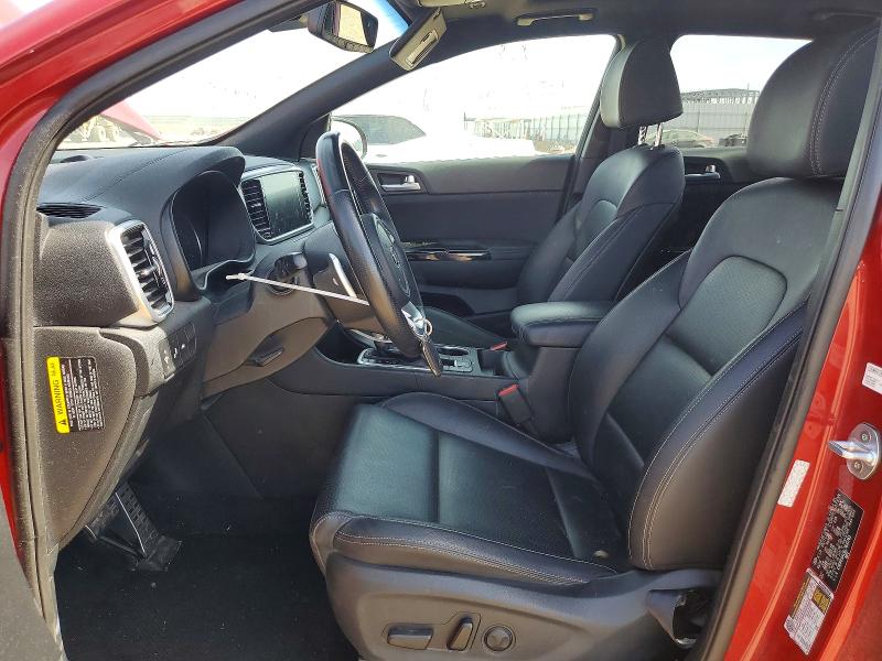 2020 Kia Sportage VIN KNDP63AC6L7695765 COPART salvage auction — FRONT END, Ca - Salvage Certificate, sold $4,100 on 2026-07-20 (photo 7)