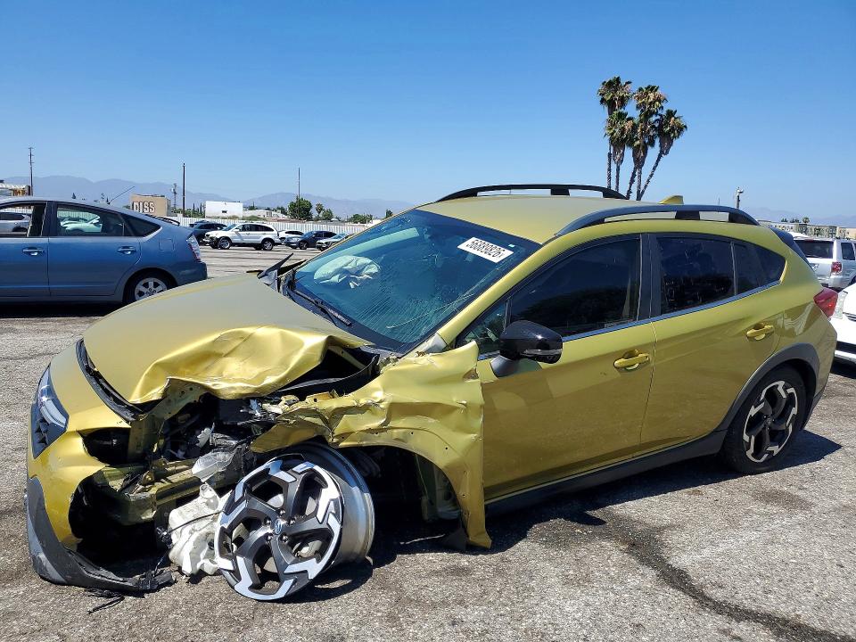 2021 Subaru VIN JF2GTHMC1MH346625 COPART salvage auction — UNDERCARRIAGE, Ca - Salvage Certificate, sold $1,900 on 2026-07-25 (photo 1)