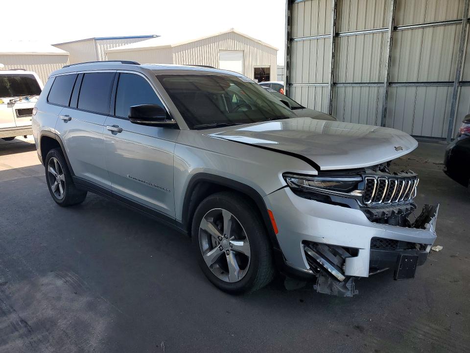 2021 Jeep Grand cherokee l VIN 1C4RJKBG6M8196303 COPART salvage auction — FRONT END, CA - SALVAGE CERTIFICATE, sold $8,900 on 2026-07-30 (photo 4)