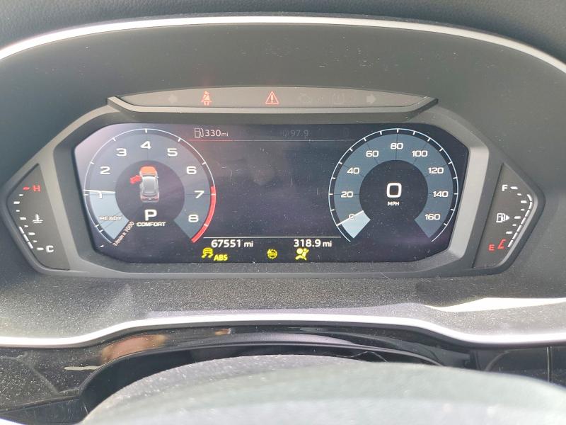 2021 Audi Q3 VIN WA1DECF31M1156127 COPART salvage auction — SIDE, Tn - Salvage Certificate, sold $4,600 on 2026-08-03 (photo 9)