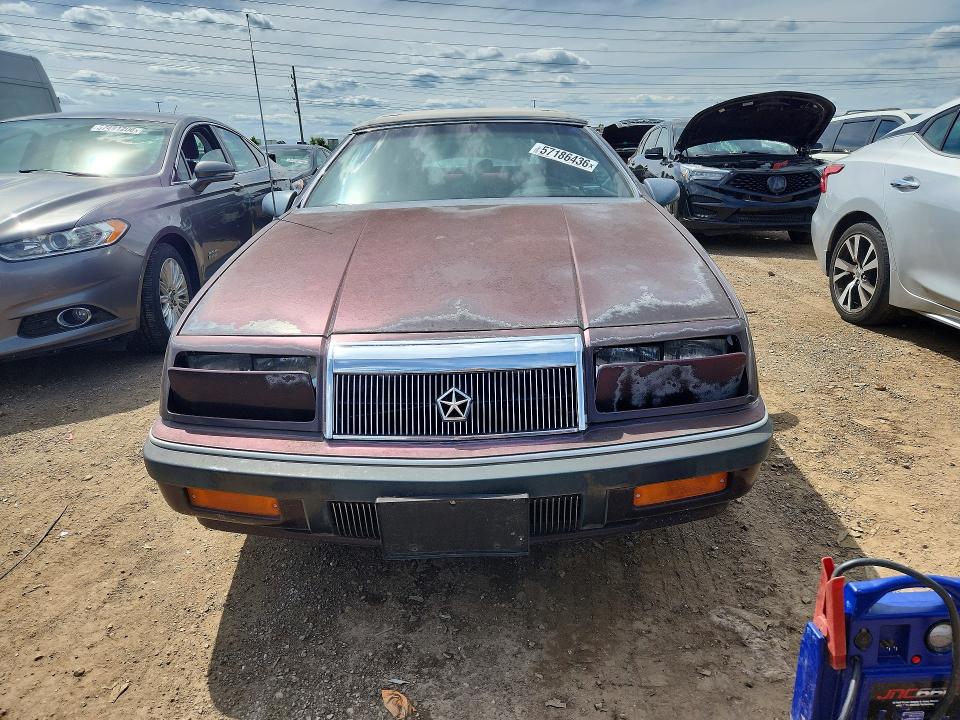 1991 Chrysler Lebaron VIN 1C3XJ4536MG100515 COPART salvage auction — SIDE, Il - Certificate Of Title, sold $275 on 2026-07-09 (photo 5)
