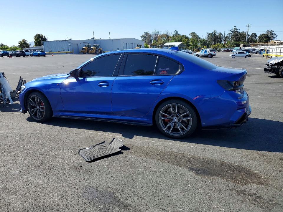 2022 BMW VIN WBA5U9C09NFL70780 COPART salvage auction — FRONT END, Ca - Salvage Certificate, sold $6,500 on 2026-07-27 (photo 2)