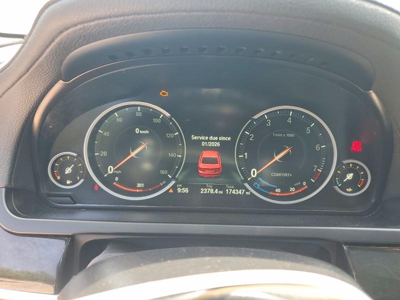 2014 BMW 7er VIN WBAYF4C56ED282030 COPART salvage auction — MECHANICAL, Nc - Salvage Certificate Of Title, sold $600 on 2026-07-31 (photo 9)