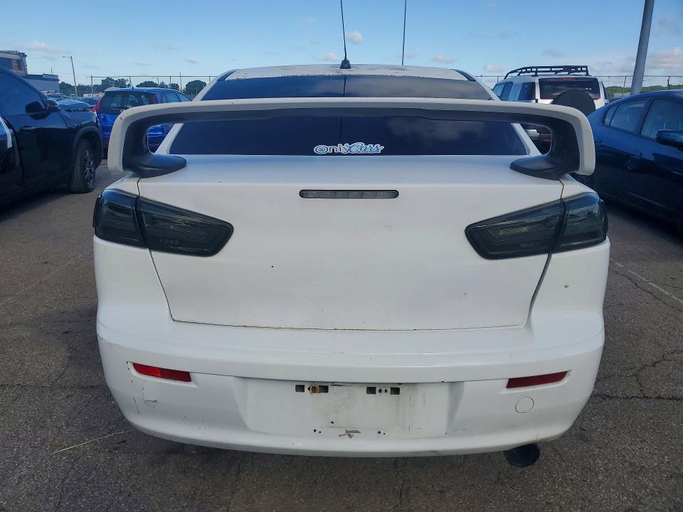 2008 Mitsubishi Lancer VIN JA3AU16U98U040217 COPART salvage auction — FRONT END, OH - CERT OF TITLE-SALVAGE, sold $70 on 2026-07-15 (photo 6)