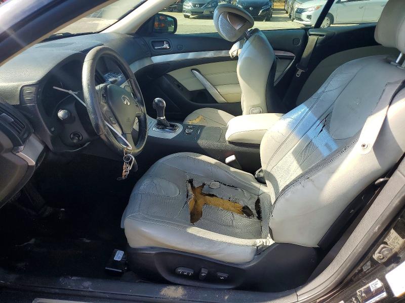 2009 Infiniti G VIN JNKCV66E79M720338 COPART salvage auction — FRONT END, SC - CERT OF TITLE-SALVAGE, sold $275 on 2026-07-24 (photo 7)