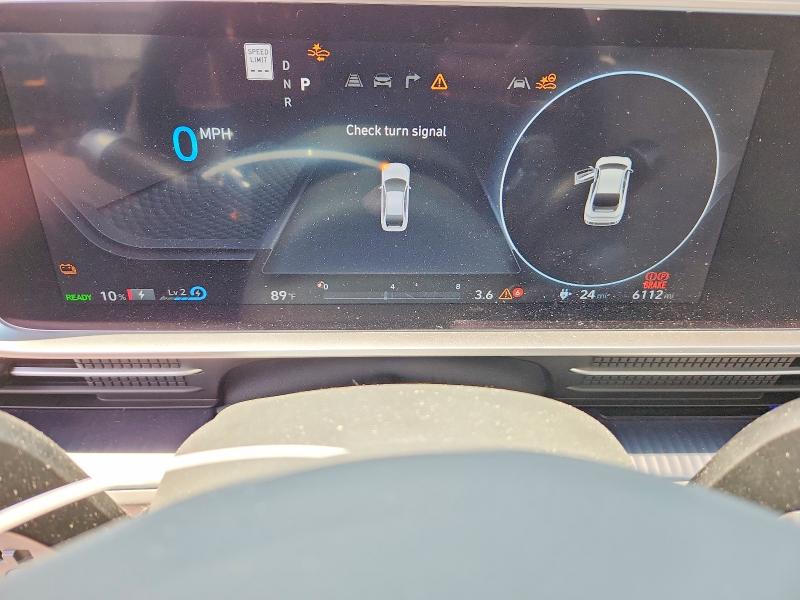 2025 Hyundai Ioniq 6 VIN KMHM34AC9SA086541 COPART salvage auction — FRONT END, Pa - Certificate Of Salvage, sold $15,200 on 2026-07-31 (photo 9)