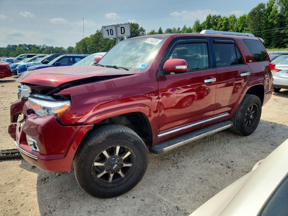 2011 Toyota 4runner VIN JTEBU5JR4B5038971 COPART salvage auction — FRONT END, Va - Certificate Of Title, sold $3,100 on 2026-07-28 (photo 1)