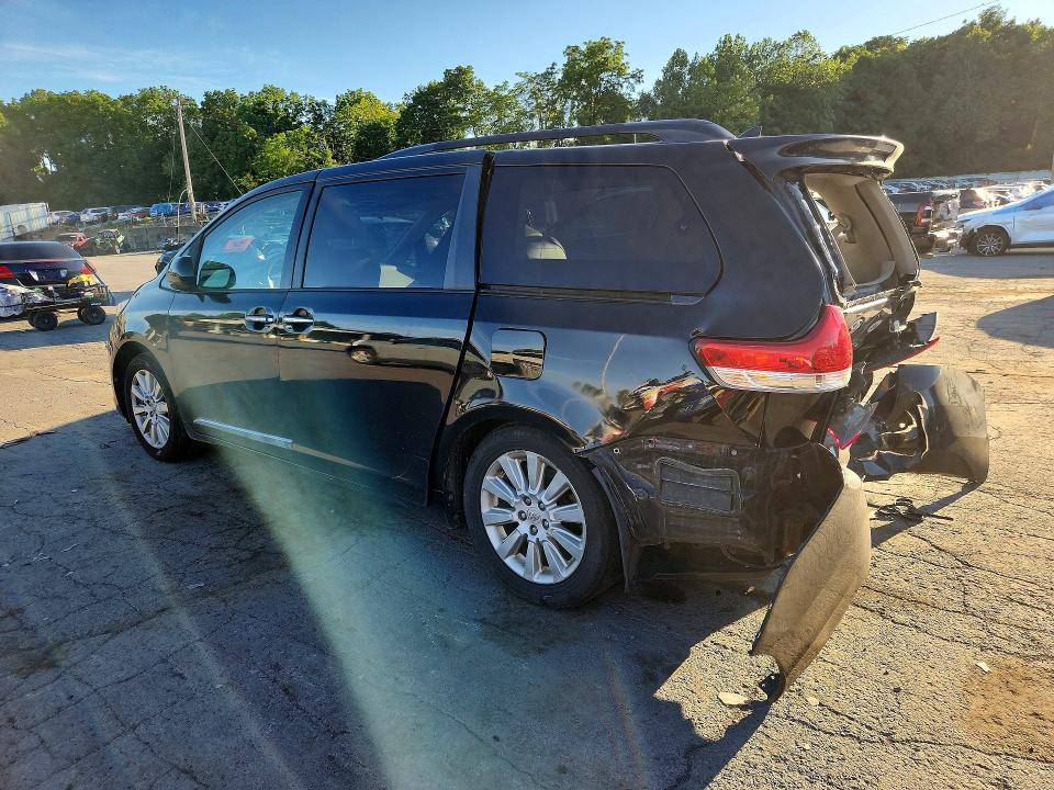 2011 Toyota Sienna VIN 5TDDK3DC4BS026859 COPART salvage auction — REAR END, NY - MV-907A SALVAGE CERTIFICATE, sold $1,200 on 2026-07-16 (photo 2)