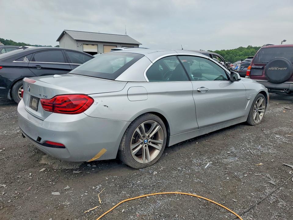 2018 BMW 4er VIN WBA4Z1C59JEC60504 COPART salvage auction — REAR END, Pa - Cert Of Title, sold $6,400 on 2026-07-23 (photo 3)