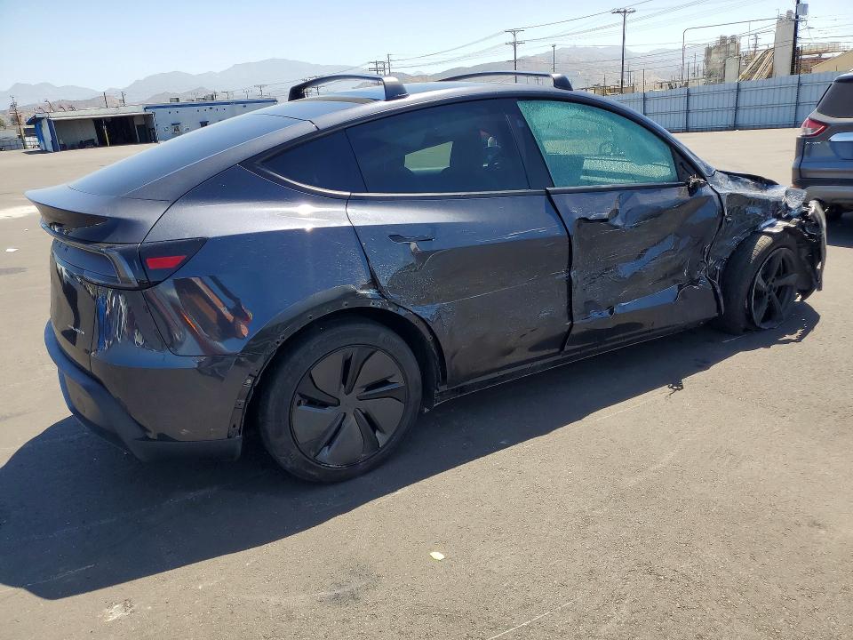 2026 Tesla Model y VIN 7SAYGDEE3TF345199 COPART salvage auction — SIDE, CA - SALVAGE CERTIFICATE, sold $15,800 on 2026-07-27 (photo 3)