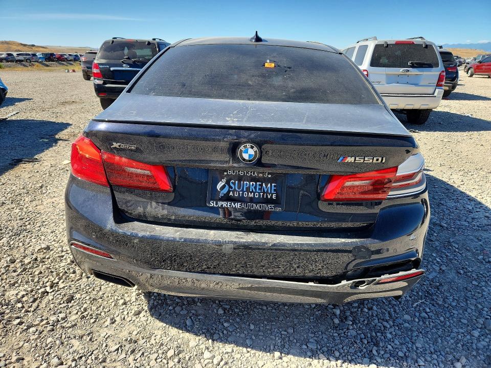 2019 BMW M550i xdrive VIN WBAJB9C54KB288085 COPART salvage auction — FRONT END, Ut - Certificate Of Title, sold $2,850 on 2026-07-07 (photo 6)