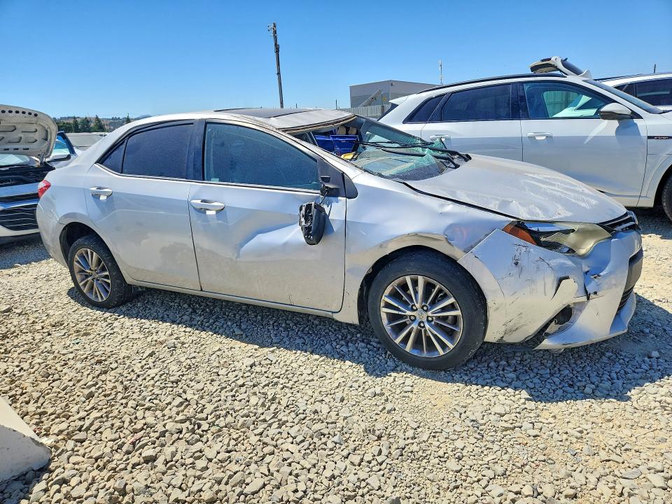 2014 Toyota Corolla VIN 5YFBURHE8EP075236 COPART salvage auction — ROLLOVER, CA - SALVAGE CERTIFICATE, sold $1,100 on 2026-07-14 (photo 4)