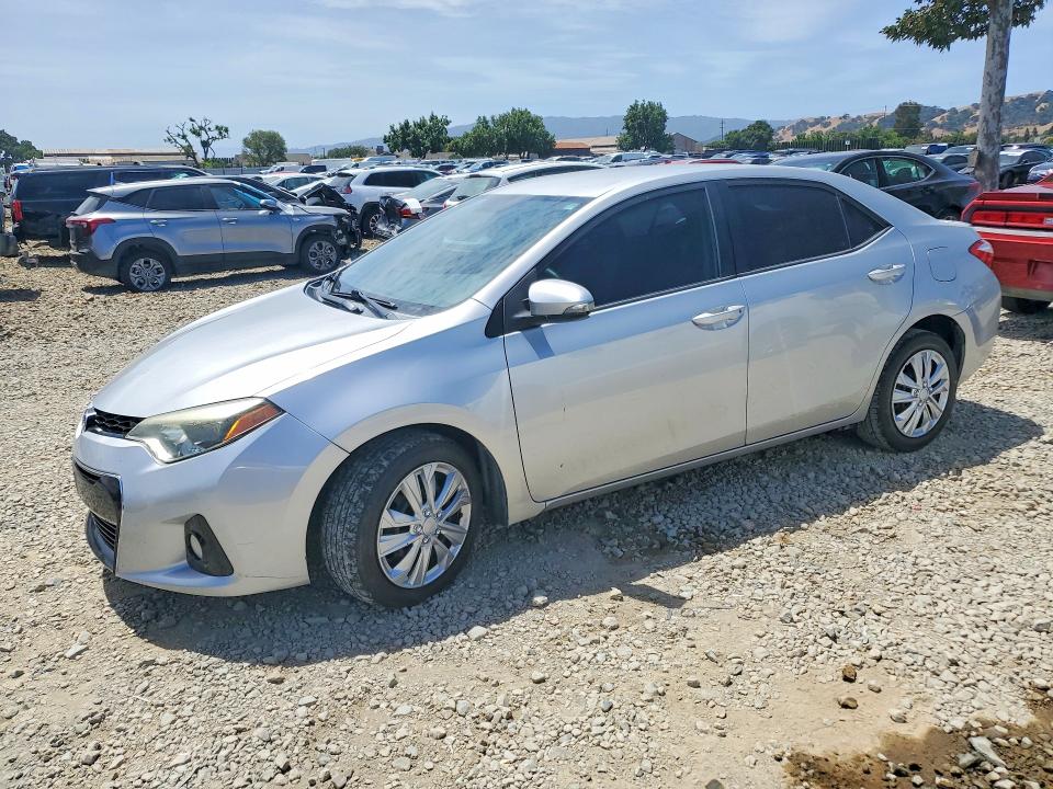 2014 Toyota Corolla VIN 5YFBURHE0EP130911 COPART salvage auction — SIDE, CA - SALVAGE CERTIFICATE, sold $1,700 on 2026-07-21 (photo 1)