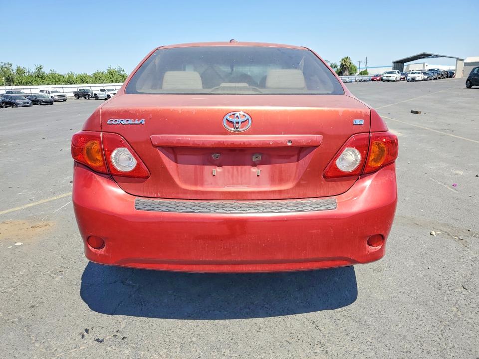 2009 Toyota Corolla VIN JTDBL40E099045757 COPART salvage auction — FRONT END, Ca - Salvage Certificate, sold $800 on 2026-07-09 (photo 6)