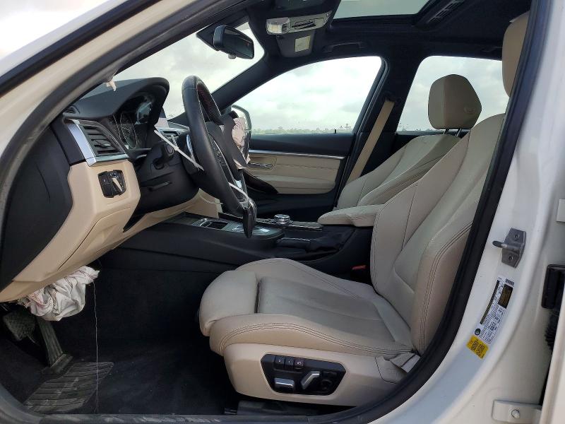2016 BMW 3 series VIN WBA8E9C58GK648942 COPART salvage auction — FRONT END, TX - SALVAGE VEHICLE TITLE, sold $1,250 on 2026-07-24 (photo 7)