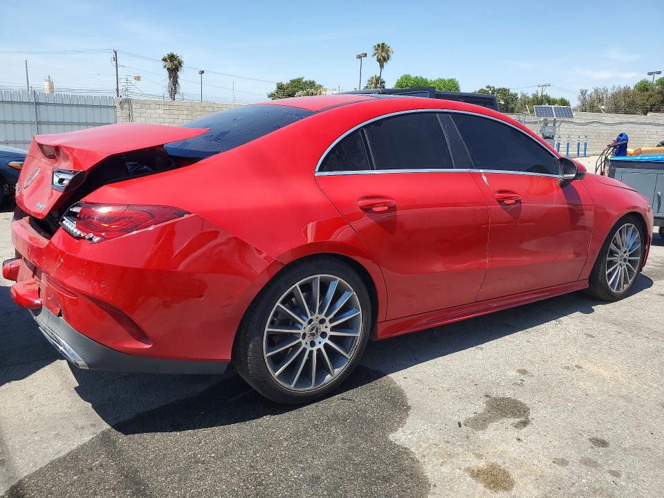 2020 Mercedes-benz Cla-klasse VIN WDD5J4HB7LN079597 COPART salvage auction — REAR END, Ca - Salvage Certificate, sold $250 on 2026-07-23 (photo 3)