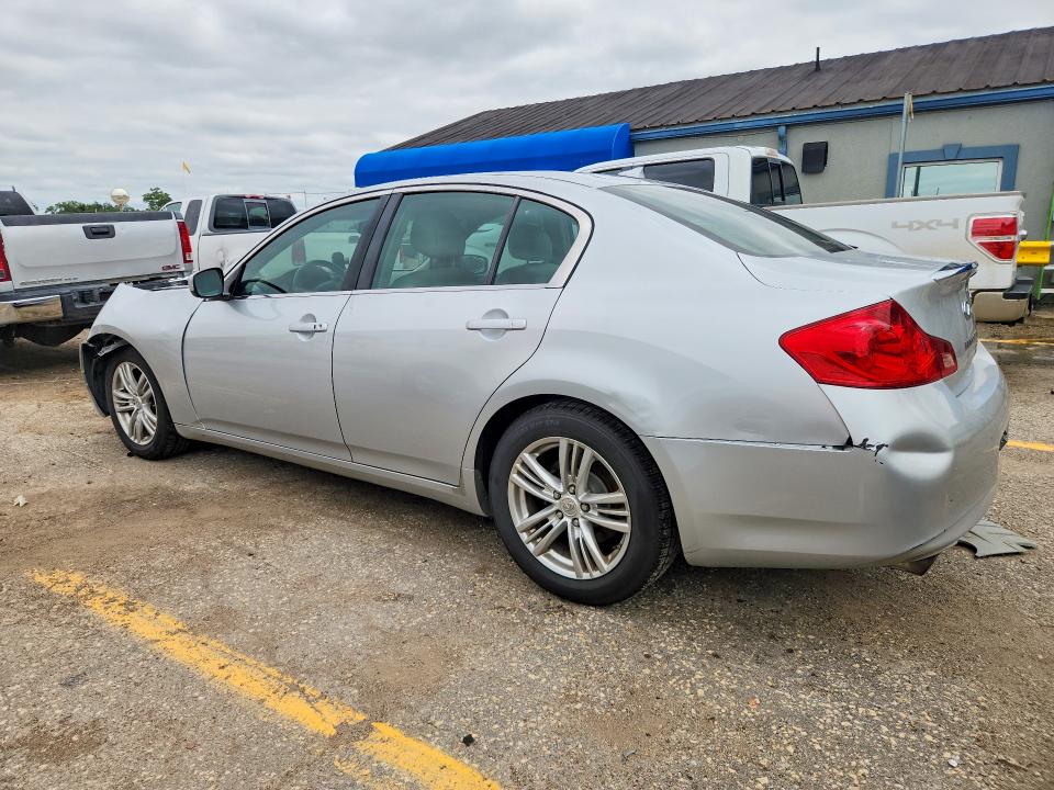 2011 Infiniti G VIN JN1CV6AP8BM506056 COPART salvage auction — FRONT END, Ks - Cert Of Title-Salvage, sold $550 on 2026-07-22 (photo 2)