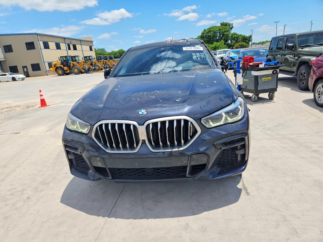 2023 BMW X6 VIN 5UXCY6C09P9P64972 COPART salvage auction — Burn, TX - SALVAGE VEHICLE TITLE, sold $28,750 on 2026-07-02 (photo 5)