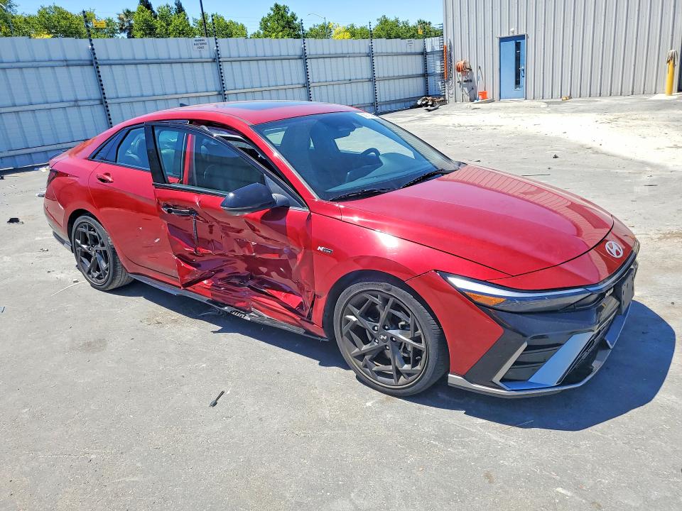 2024 Hyundai VIN KMHLR4DF6RU813353 COPART salvage auction — SIDE, Ca - Salvage Certificate, sold $4,100 on 2026-07-30 (photo 4)