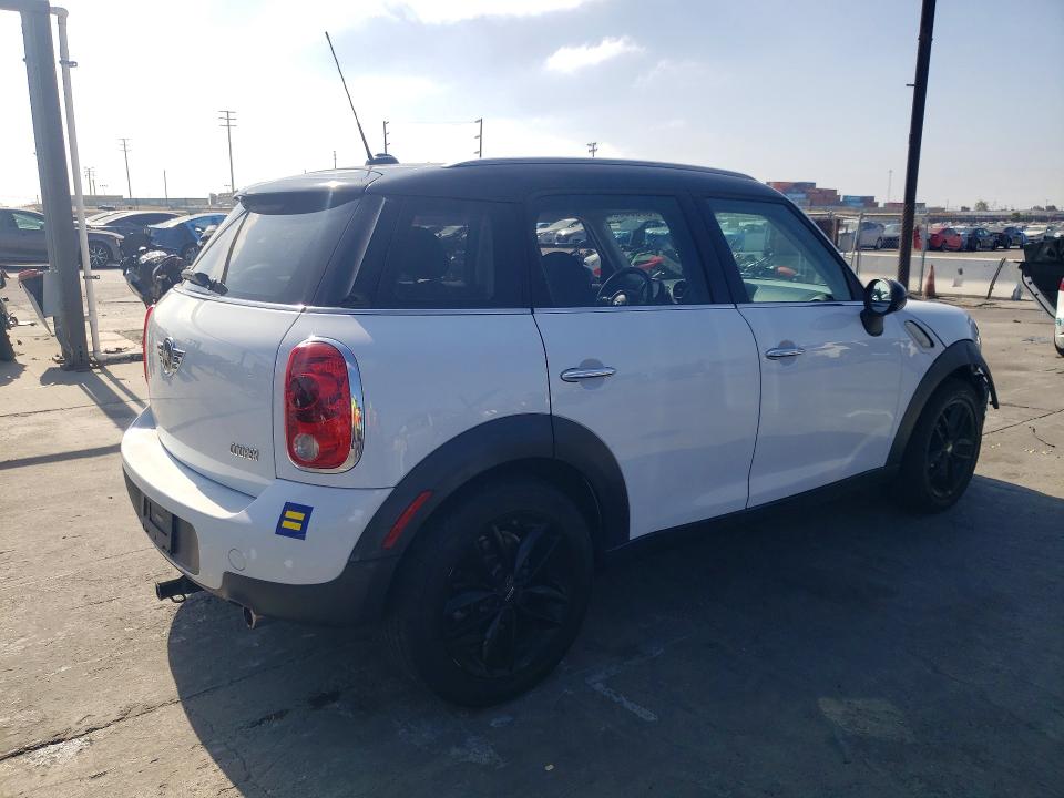 2013 Mini Cooper VIN WMWZB3C59DWM08586 COPART salvage auction — FRONT END, Ca - Salvage Certificate, sold $950 on 2026-07-06 (photo 3)