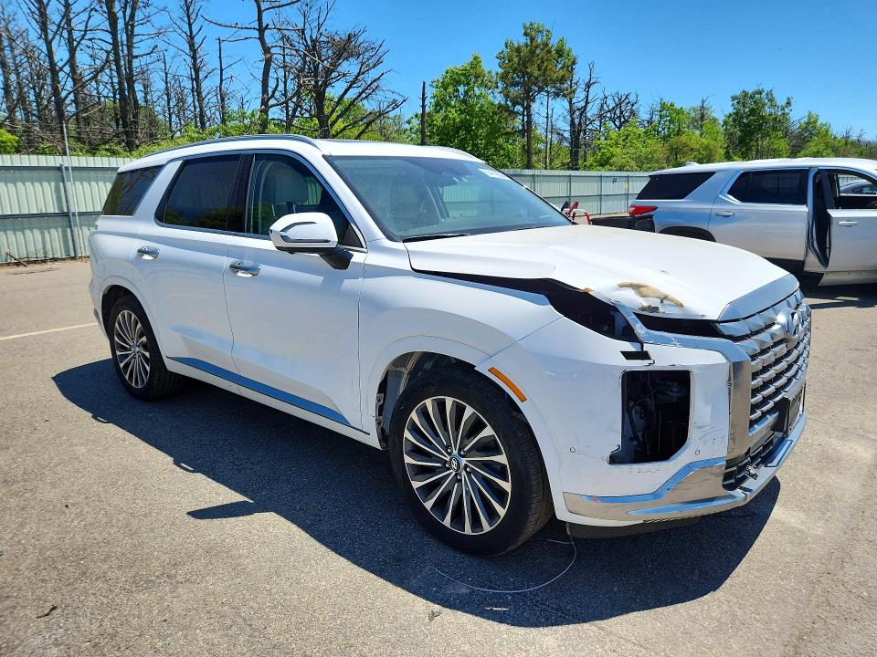 2024 Hyundai VIN KM8R7DGE8RU805810 COPART salvage auction — FRONT END, Ny - Mv-907A Salvage Certificate, sold $16,400 on 2026-07-06 (photo 4)