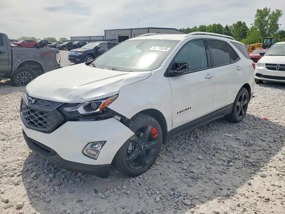 2020 Chevrolet Equinox VIN 2GNAXXEV2L6168612 COPART salvage auction — FRONT END, Mi - Certificate Of Title, sold $7,400 on 2026-07-02 (photo 1)