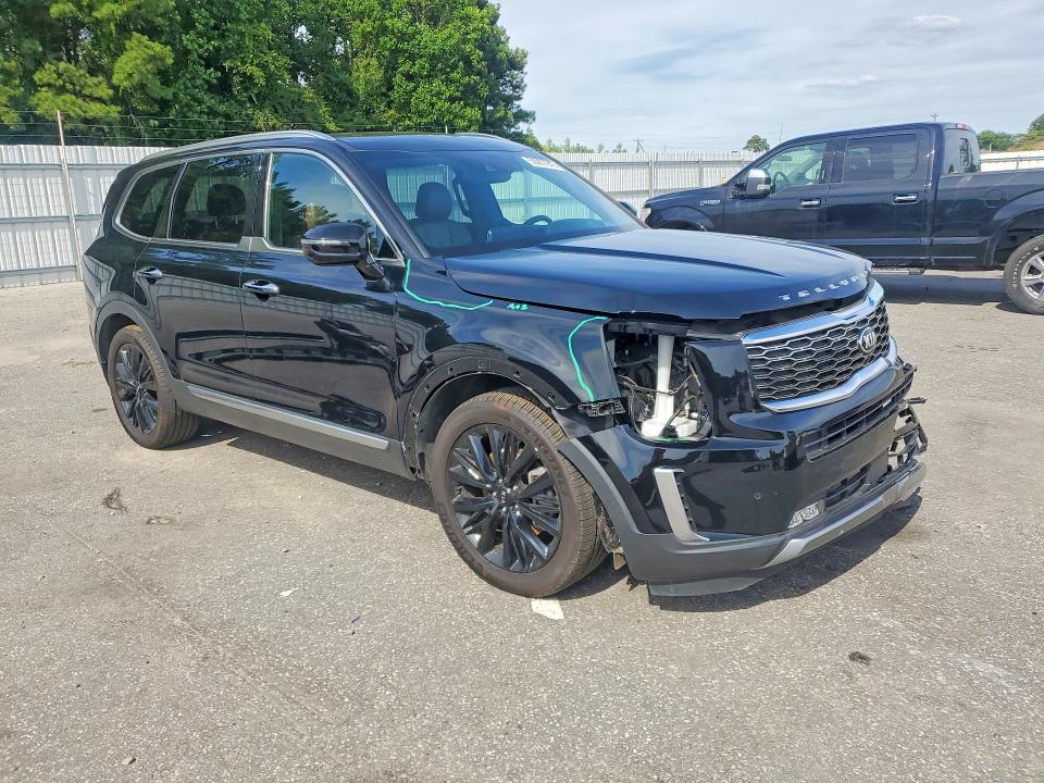 2021 Kia Telluride VIN 5XYP5DHC9MG103178 COPART salvage auction — FRONT END, Nc - Salvage Certificate Of Title, sold $2,900 on 2026-07-28 (photo 4)