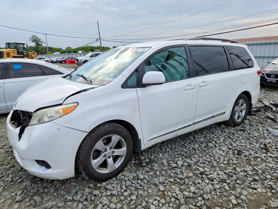 2011 Toyota Sienna VIN 5TDKK3DC2BS170952 COPART salvage auction — FRONT END, Nj - Cert Of Title-Salvage, sold $1,850 on 2026-07-08 (photo 1)