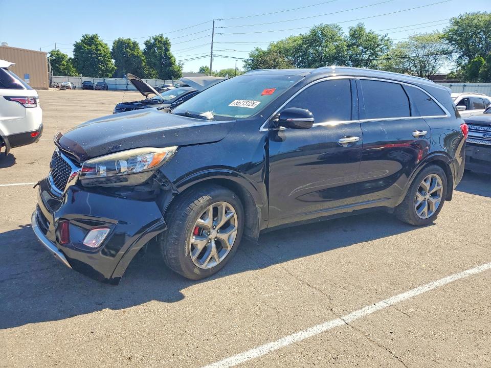 2016 Kia VIN 5XYPK4A56GG043000 COPART salvage auction — FRONT END, Oh - Cert Of Title-Salvage, sold $2,300 on 2026-07-31 (photo 1)