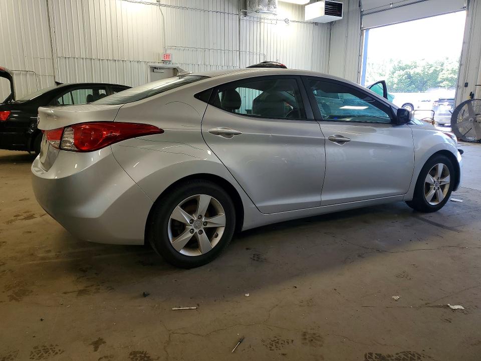 2013 Hyundai Elantra VIN 5NPDH4AE9DH324360 COPART salvage auction — VANDALISM, Mn - Cert Of Title-Prior Salvage, sold $525 on 2026-07-23 (photo 3)