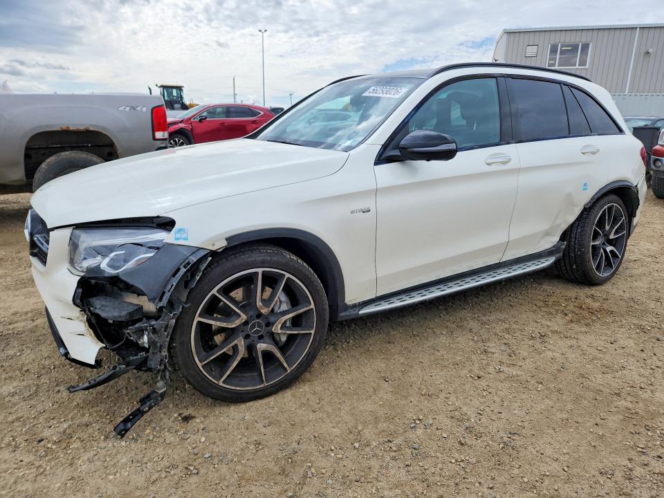 2019 Mercedes-benz Glc VIN WDC0G6EBXKF579372 COPART salvage auction — FRONT END, Ab - Bos - Salvage, sold $14,700 on 2026-07-16 (photo 1)