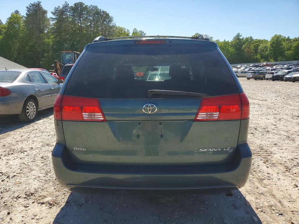 2004 Toyota Sienna VIN 5TDZA23C64S066237 COPART salvage auction — MECHANICAL, Ma - Cert Of Title-Reconstrctd Coll, sold $1,050 on 2026-07-15 (photo 6)
