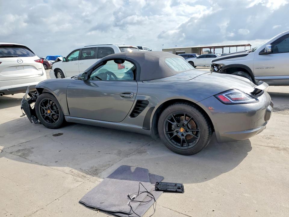 2007 Porsche Boxster VIN WP0CA298X7U711691 COPART salvage auction — FRONT END, Tx - Salvage Vehicle Title, sold $4,200 on 2026-07-02 (photo 2)