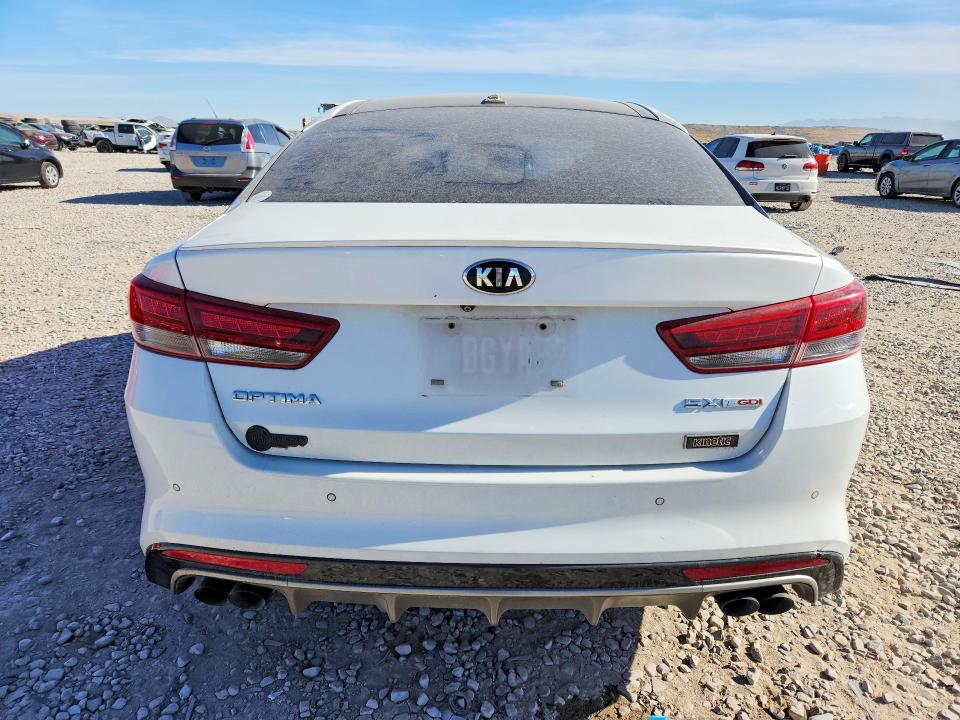 2016 Kia Optima VIN 5XXGW4L25GG024871 COPART salvage auction — FRONT END, Nm - Certificate Of Title, sold $1,700 on 2026-07-07 (photo 6)