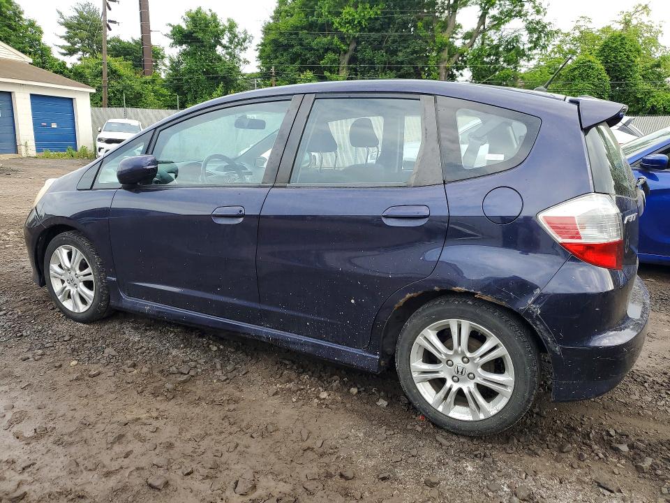 2009 Honda Fit VIN JHMGE88459S028172 COPART salvage auction — REAR END, Pa - Cert Of Title, sold $900 on 2026-07-22 (photo 2)