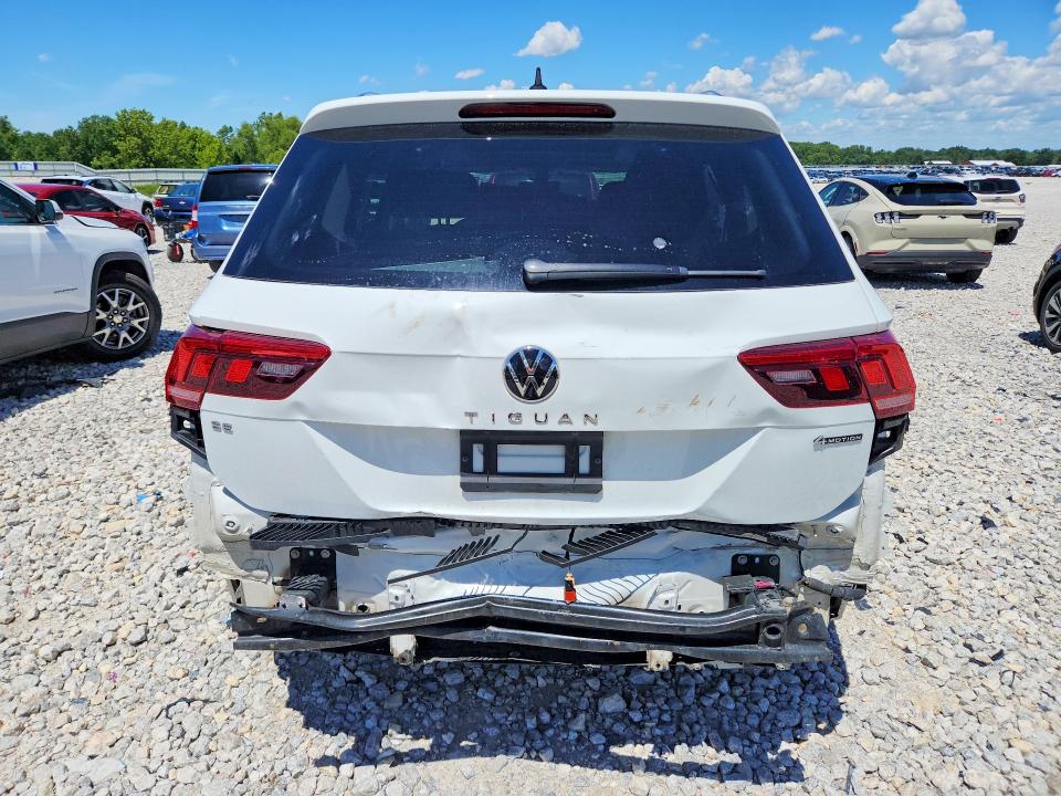 2022 Volkswagen Tiguan VIN 3VV2B7AX5NM149940 COPART salvage auction — REAR END, Mi - Cert Of Title-Salvage Vehicle, sold $3,600 on 2026-07-30 (photo 6)