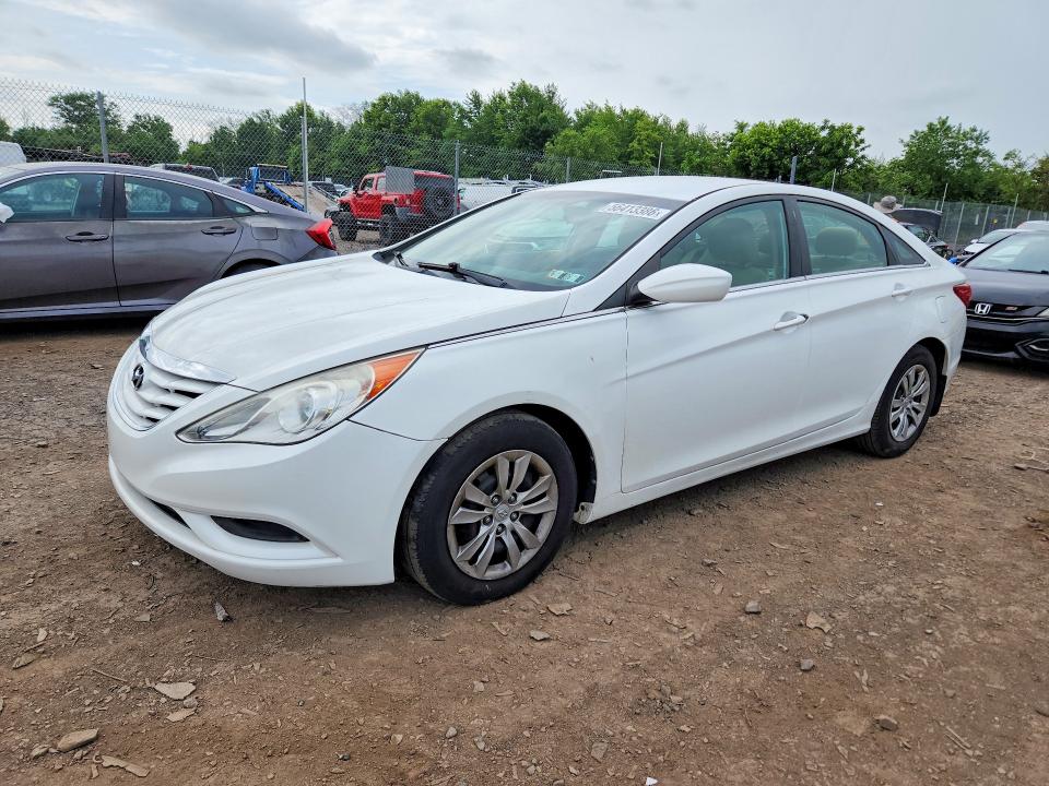 2013 Hyundai Sonata VIN 5NPEB4ACXDH512602 COPART salvage auction — FRONT END, Pa - Certificate Of Salvage, sold $1,250 on 2026-07-08 (photo 1)