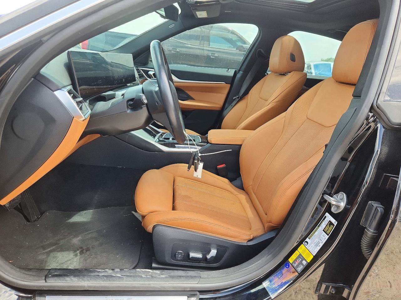 2023 BMW i4 VIN WBY73AW03PFP73392 COPART salvage auction — Front End, Sv - Salvage Title, sold $9,800 on 2026-07-10 (photo 7)