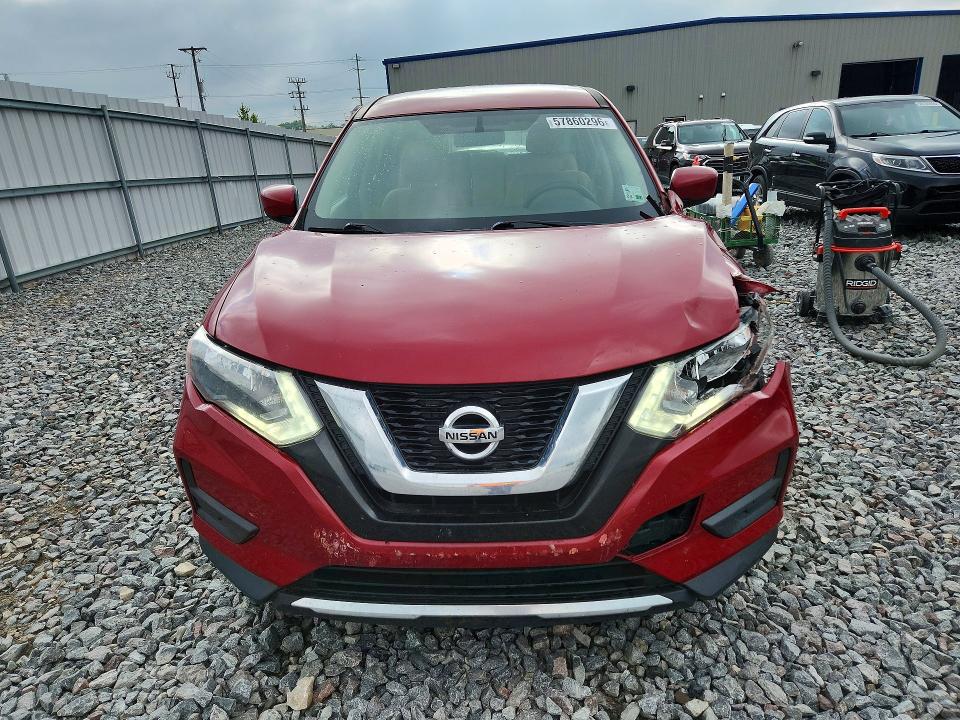 2017 Nissan Rogue VIN JN8AT2MT4HW389945 COPART salvage auction — FRONT END, LA - CERT OF TITLE-SALVAGE, sold $400 on 2026-07-27 (photo 5)