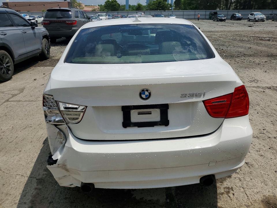 2011 BMW 3er VIN WBAPL5C59BA920312 COPART salvage auction — FRONT END, Nj - Cert Of Title-Salvage, sold $225 on 2026-07-27 (photo 6)