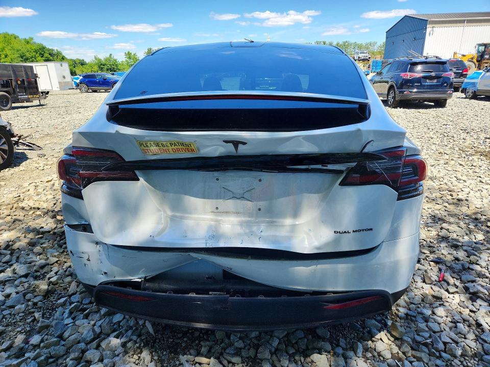 2020 Tesla VIN 5YJXCDE22LF249767 COPART salvage auction — REAR END, Nj - Cert Of Title-Salvage, sold $13,800 on 2026-07-29 (photo 6)