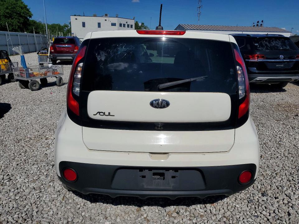 2019 Kia Soul VIN KNDJN2A26K7683656 COPART salvage auction — VANDALISM, Wv - Certificate Of Title, sold $2,900 on 2026-07-27 (photo 6)