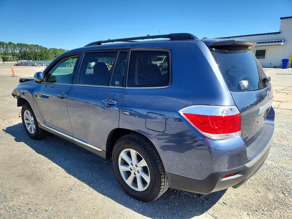 2012 Toyota VIN 5TDZK3EH8CS085401 COPART salvage auction — FRONT END, Nc - Salvage Certificate Of Title, sold $2,950 on 2026-07-06 (photo 2)