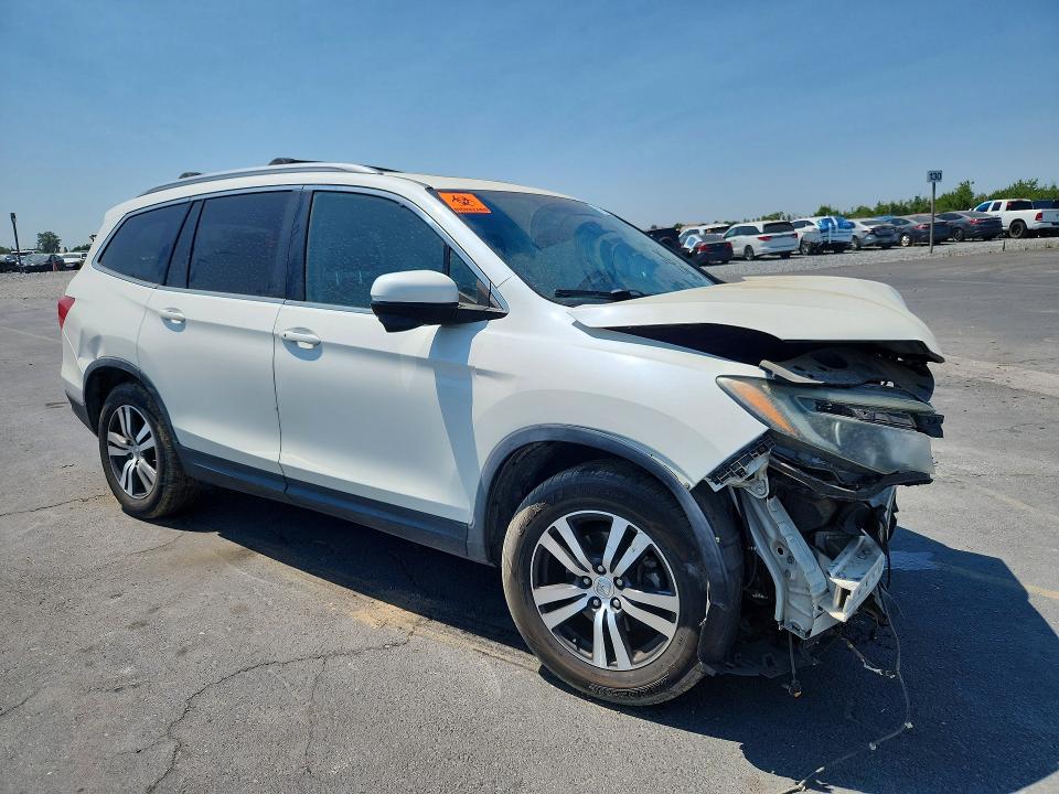 2018 Honda Pilot VIN 5FNYF5H55JB012422 COPART salvage auction — FRONT END, Ca - Salvage Certificate, sold $975 on 2026-07-09 (photo 4)