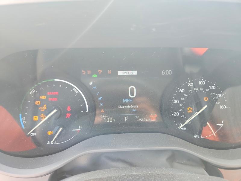2025 Toyota VIN 5TDYRKEC8SS285442 COPART salvage auction — FRONT END, Tx - Salvage Vehicle Title, sold $13,900 on 2026-07-23 (photo 9)